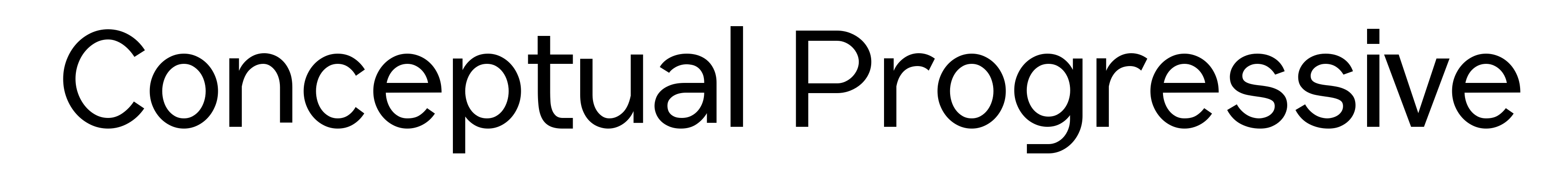 Conceptual Progressive